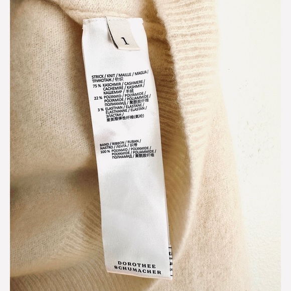 Dorothee Schumacher • Cashmere Detailed Neckline in Cream - Picture 9 of 11